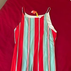 Fashionable form fitting sun dress!